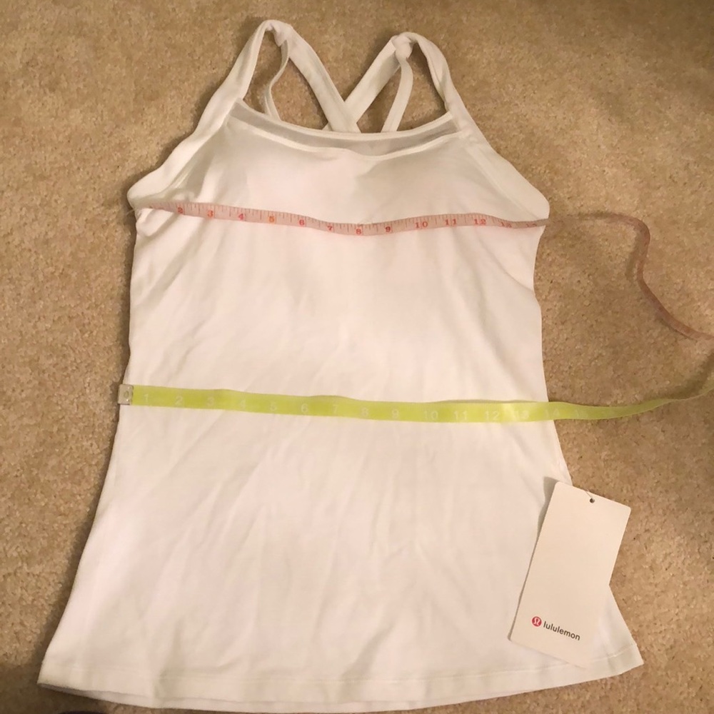 Lululemon white tank top